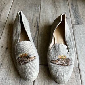Stubbs & Wootton women’s slippers linen